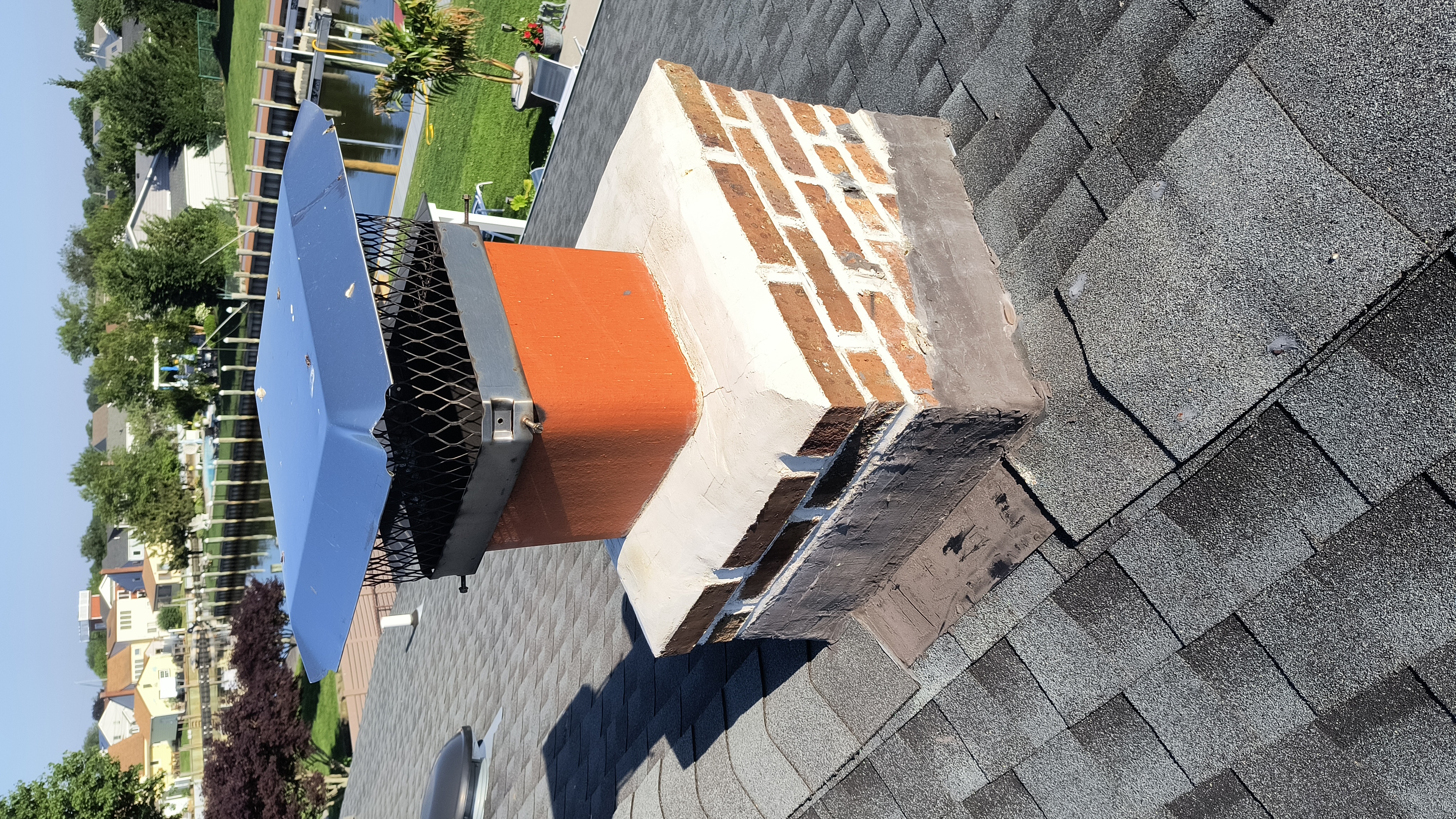 Full chimney masonry rebuild and restoration in East Hampton, NY