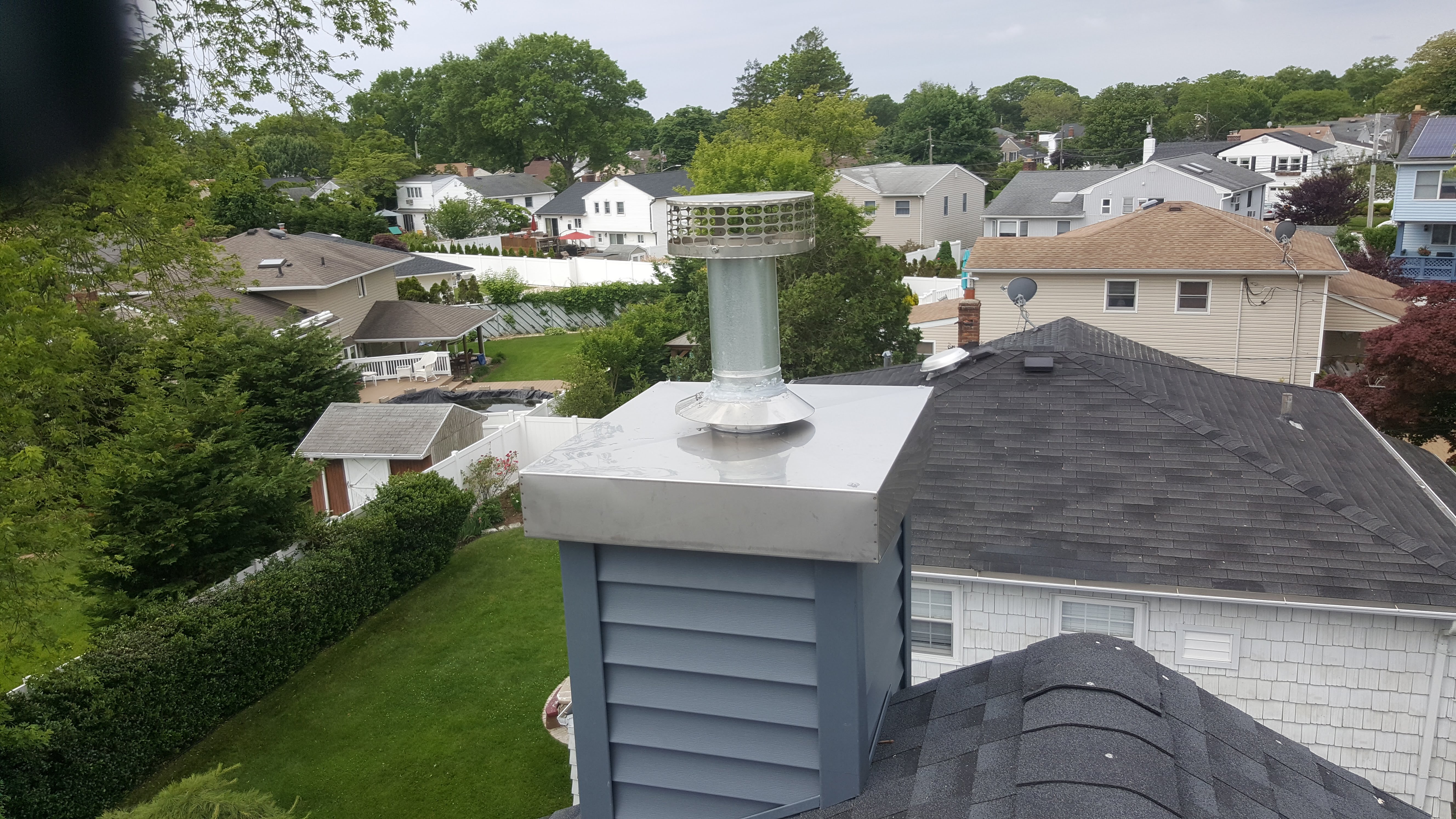 Energy-saving top sealing damper installed in East Hampton, New York